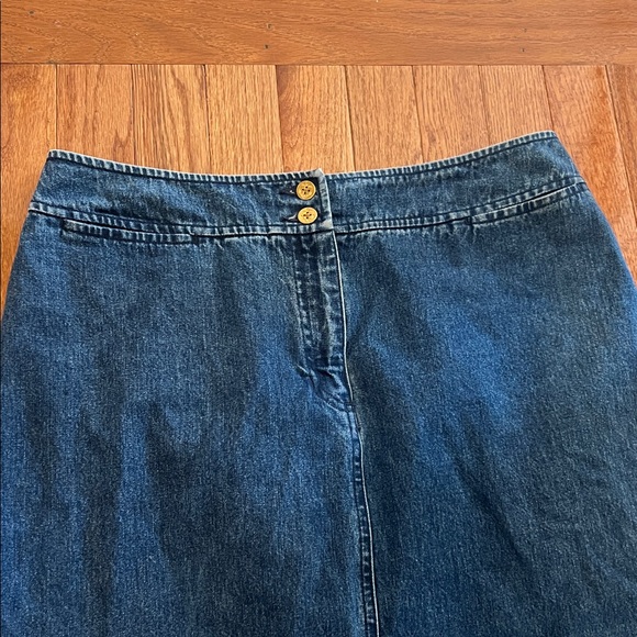 Lauren Jeans Co. Ralph Lauren Midi Jean Skirt Women’s Size 14 - Picture 5 of 7